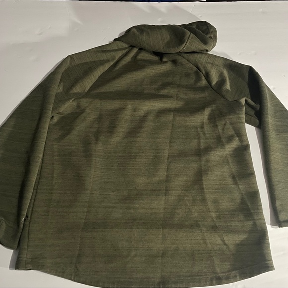 Men’s olive green Russel Large Hoodie - Picture 4 of 4